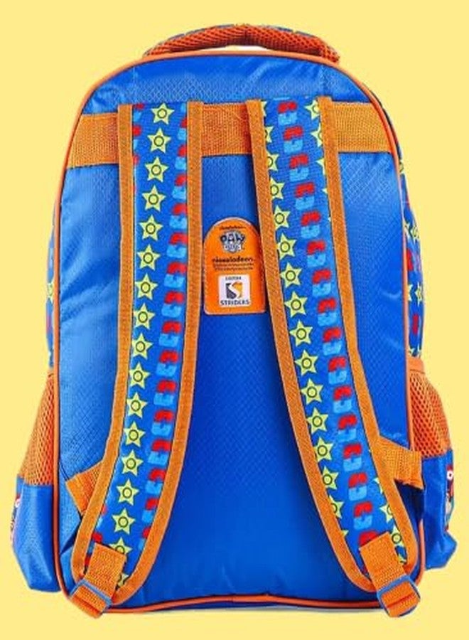 STRIDERS حقيبة ظهر مدرسية للأطفال من ستريدرز بتصميم باو باترول، واسعة ومتينة، مزودة بعجلات وأحزمة مبطنة مريحة وتصميم مرح، مثالية للمدرسة والسفر واللعب (16 بوصة). - Image 4